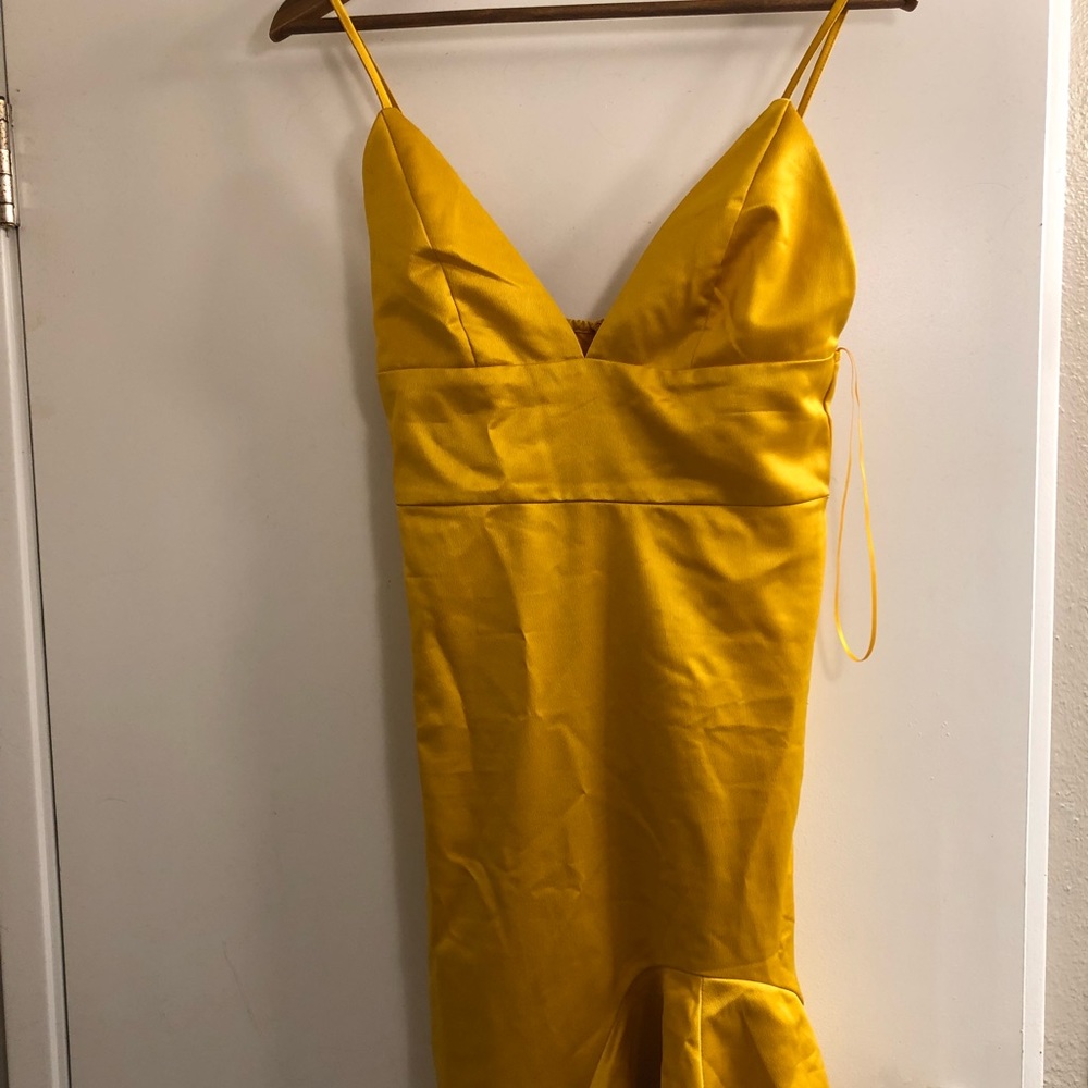 Canary yellow dress